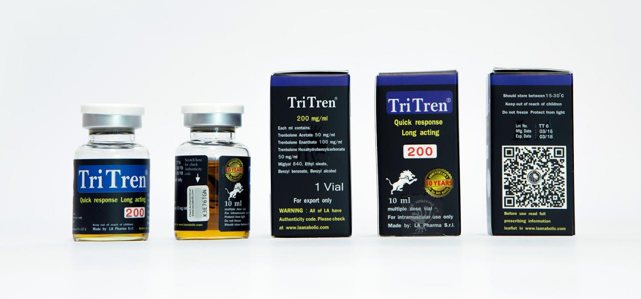 Tri Tren(Trenbolone)/LAPharma<BR>200mg/ml in 10ml vial